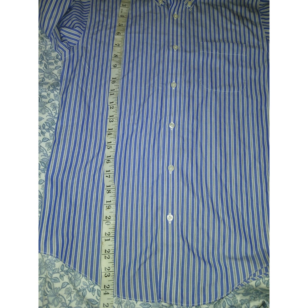 Brooks Brothers Women's Blouse Stripes Non-Iron Long Sleeves Cotton Size Medium - Picture 6 of 6